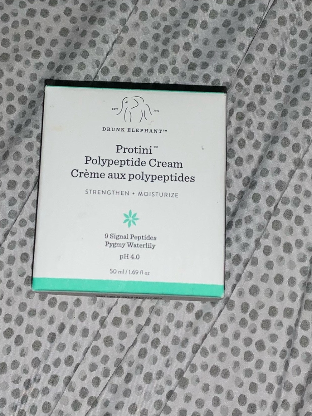 Drunk Elephant Protini Polypeptide Cream — White with Mint Green Accent